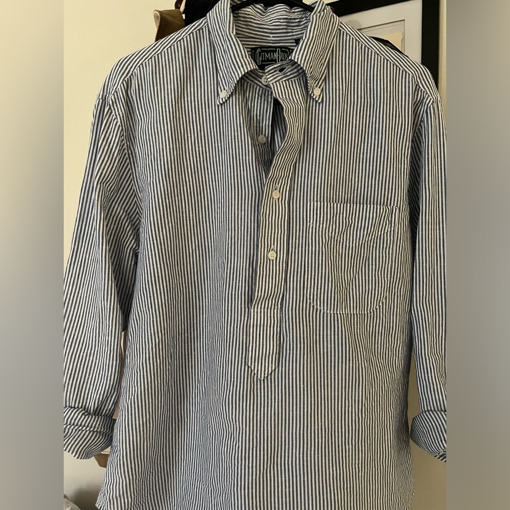 Gitman Vintage Cotton Linen Popover